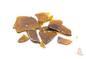 Types of marijuana concentrates: Dosidos Shatter By Cultivated Industries
